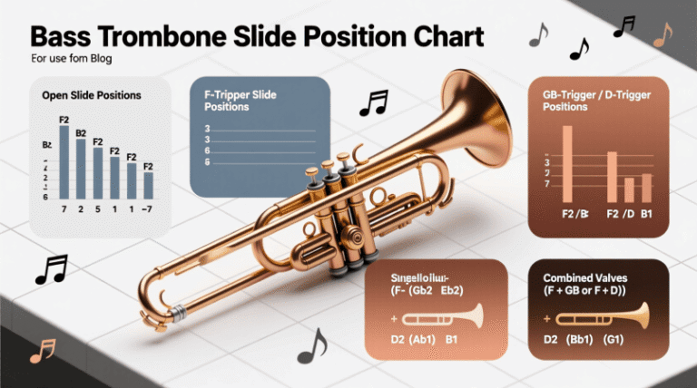 Bass Trombone Slide Position Chart – Player & Teacher Guide